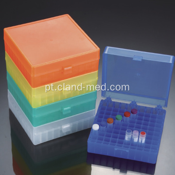 Plastic Cryovial Tube Box 81well